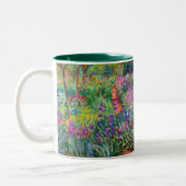 Claude Monet: The Iris Garden at Giverny Two-Tone Coffee Mug (Left)