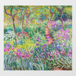 Claude Monet - The Iris Garden at Giverny Wall Decal
