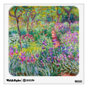 Claude Monet - The Iris Garden at Giverny Wall Decal