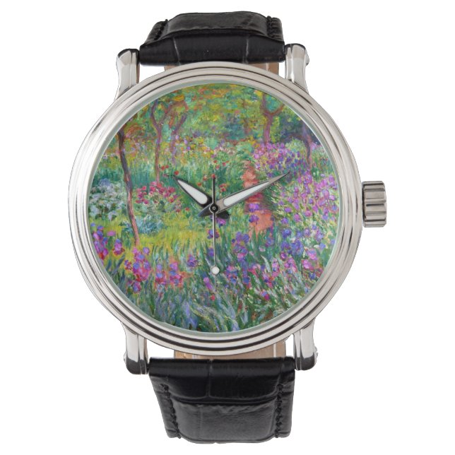 Claude Monet: The Iris Garden at Giverny Watch (Front)
