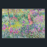 Claude Monet - The Iris Garden at Giverny Wrapping Paper Sheets<br><div class="desc">The Iris Garden at Giverny / The Artist's Garden at Giverny - Claude Monet,  1899-1900</div>