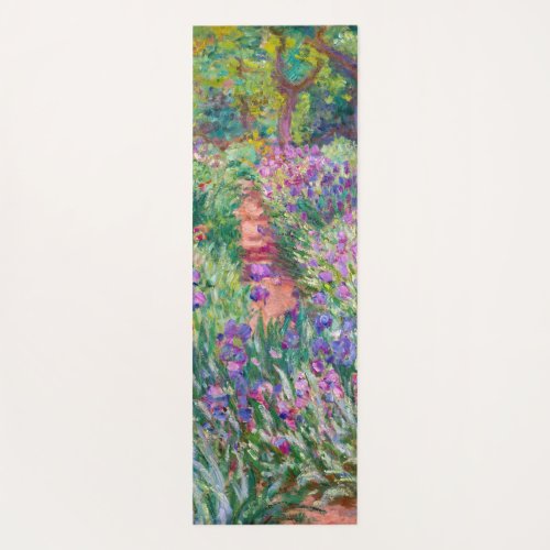 Claude Monet _ The Iris Garden at Giverny Yoga Mat