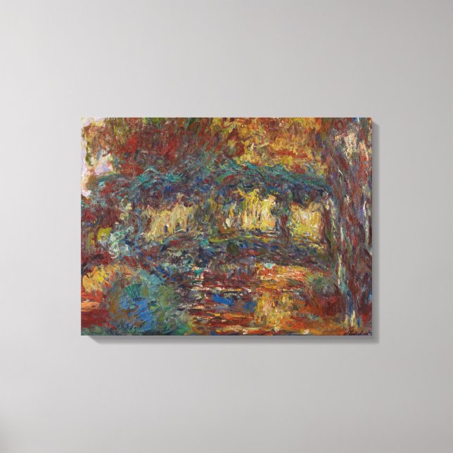 Claude Monet | The Japanese Bridge Canvas Print (Front)