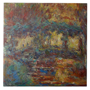 Claude Monet   The Japanese Bridge Ceramic Tile