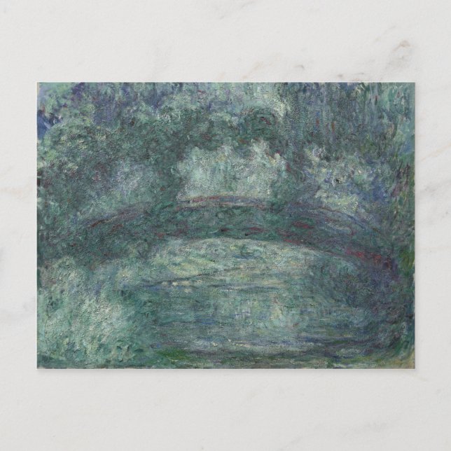 Claude Monet - The Japanese bridge Postcard (Front)