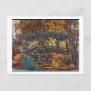 Claude Monet   The Japanese Bridge Postcard