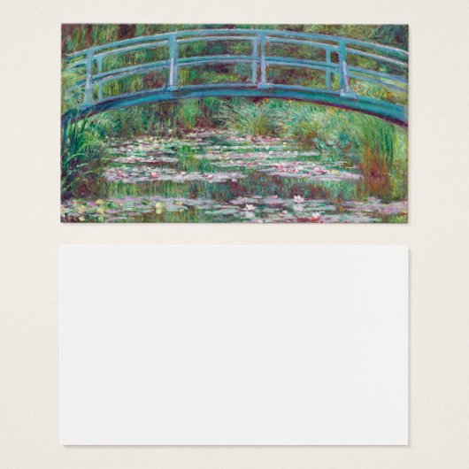 Claude Monet The Japanese Footbridge (Front & Back)