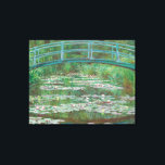 Claude Monet The Japanese Footbridge (1899) Canvas<br><div class="desc">Epitomizing Claude Monet's iconic impressionist style,  the Japanese Footbridge painting draws the viewer in,  making them feel immersed in the garden themselves.</div>