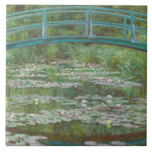 Claude Monet   The Japanese Footbridge, 1899 Ceramic Tile