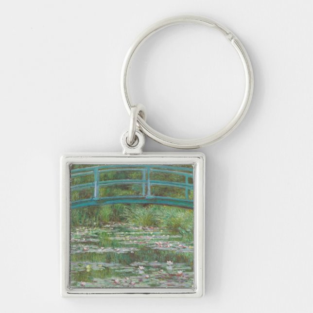 Claude Monet | The Japanese Footbridge, 1899 Keychain (Front)