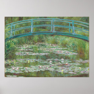 Claude Monet   The Japanese Footbridge, 1899 Poster