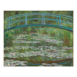 Claude Monet The Japanese Footbridge, 1899 Poster