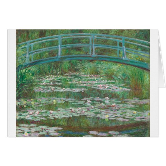 Claude Monet The Japanese Footbridge Cards (Front Horizontal)