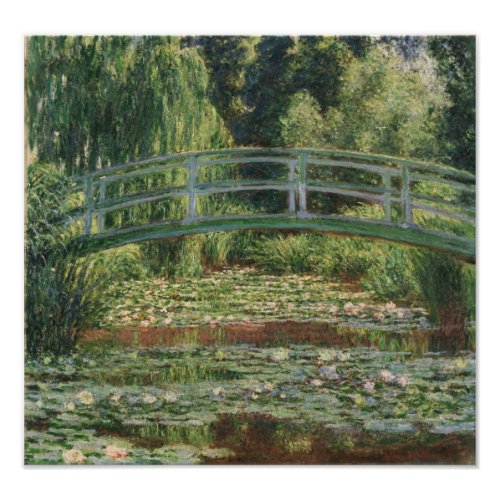 Claude Monet _ The Japanese Footbridge Photo Print