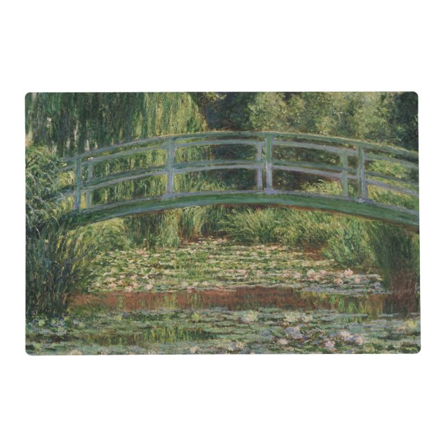 Claude Monet - The Japanese Footbridge Placemat (Front)