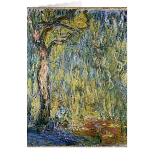 Claude Monet | The Large Willow at Giverny, 1918 Cards (Front)