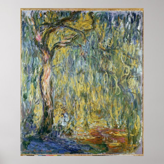 Claude Monet | The Large Willow at Giverny, 1918 Poster (Front)
