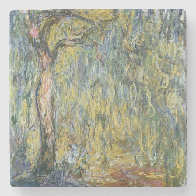 Claude Monet | The Large Willow at Giverny, 1918 Stone Coaster (Front)