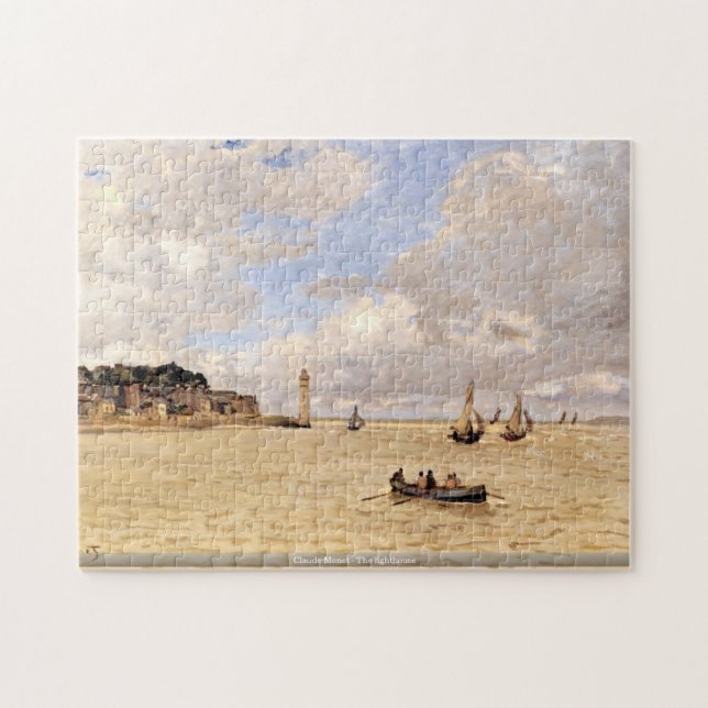 Claude Monet - The lighthouse Jigsaw Puzzle (Horizontal)