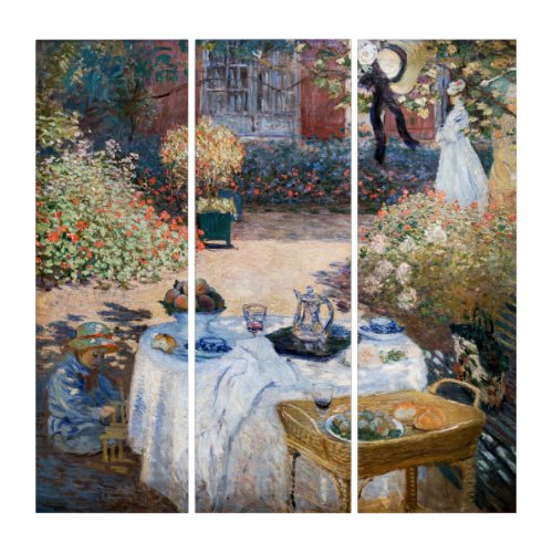 Claude Monet _ The Luncheon decorative panel