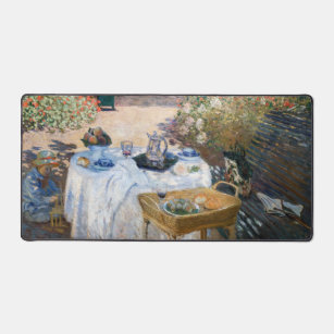 Claude Monet - The Luncheon, decorative panel Desk Mat