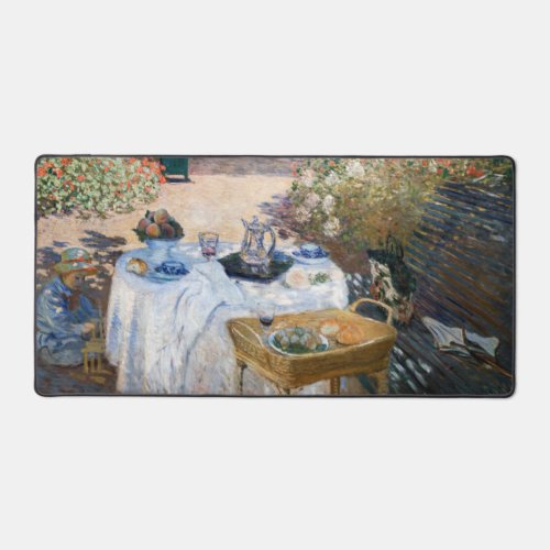 Claude Monet _ The Luncheon decorative panel Desk Mat