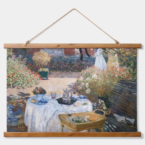 Claude Monet _ The Luncheon decorative panel Hanging Tapestry