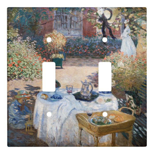 Claude Monet - The Luncheon, decorative panel Light Switch Cover (Front)