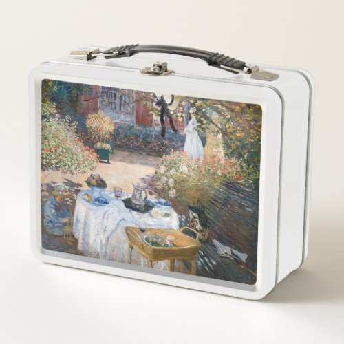 Claude Monet _ The Luncheon decorative panel Metal Lunch Box