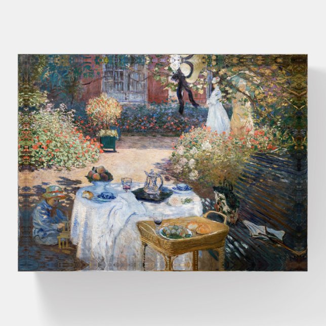 Claude Monet - The Luncheon, decorative panel Paperweight (Front)