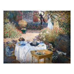 Claude Monet - The Luncheon, decorative panel Photo Print