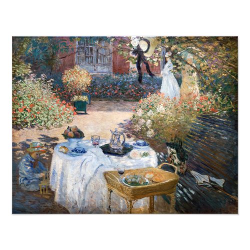 Claude Monet _ The Luncheon decorative panel Photo Print