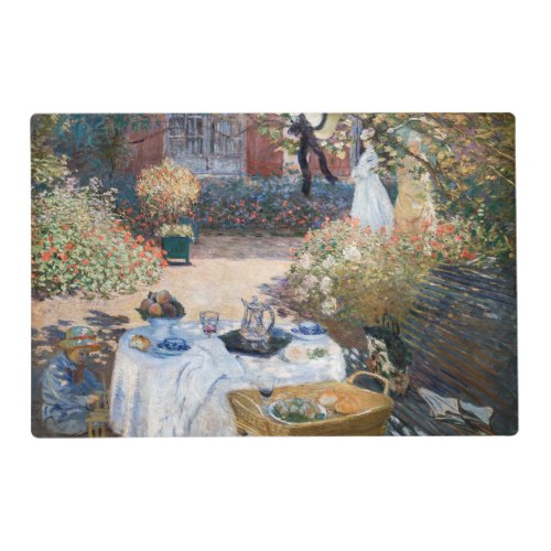 Claude Monet _ The Luncheon decorative panel Placemat