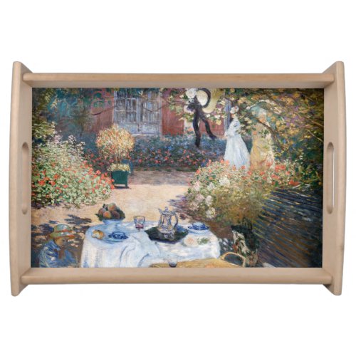 Claude Monet _ The Luncheon decorative panel Serving Tray