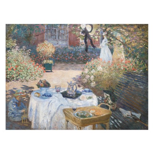 Claude Monet _ The Luncheon decorative panel Tablecloth