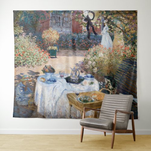 Claude Monet _ The Luncheon decorative panel Tapestry