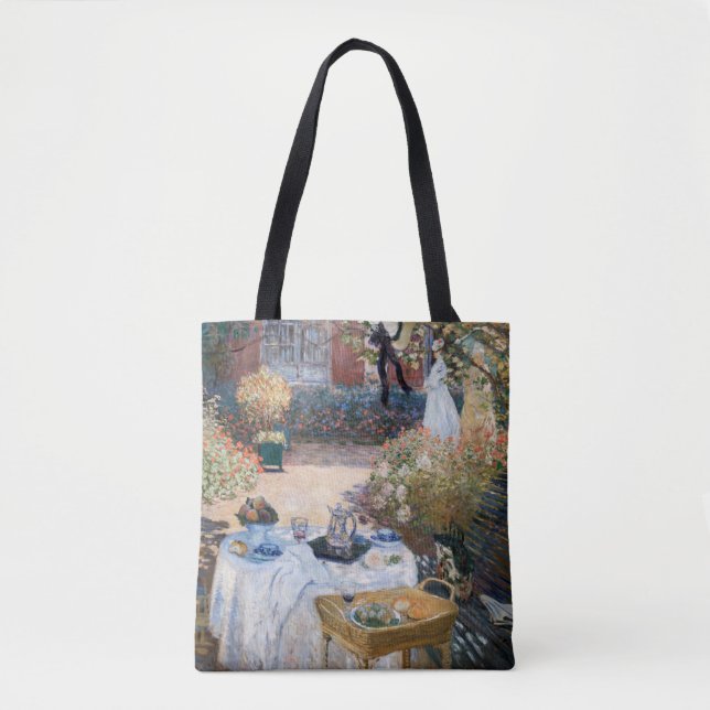 Claude Monet - The Luncheon, decorative panel Tote Bag (Front)