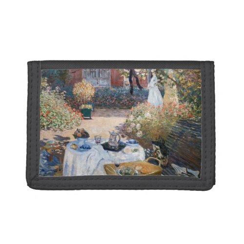 Claude Monet _ The Luncheon decorative panel Trifold Wallet