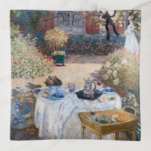Claude Monet _ The Luncheon decorative panel Trinket Tray