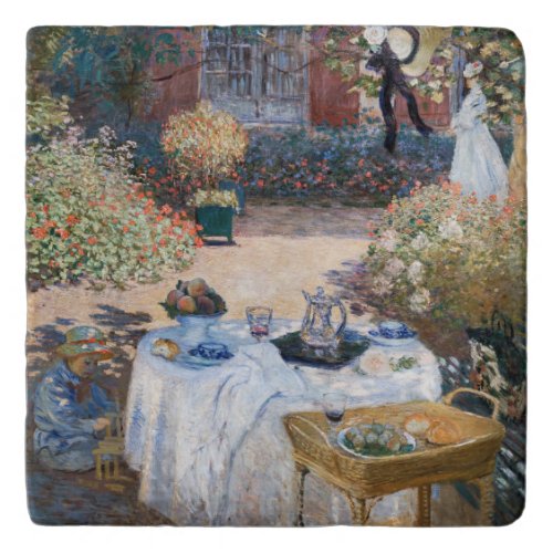 Claude Monet _ The Luncheon decorative panel Trivet