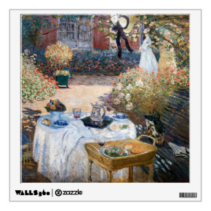 Claude Monet - The Luncheon, decorative panel Wall Decal