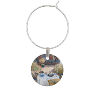 Claude Monet - The Luncheon, decorative panel Wine Charm