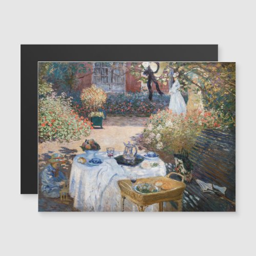 Claude Monet _ The Luncheon Magnetic Card