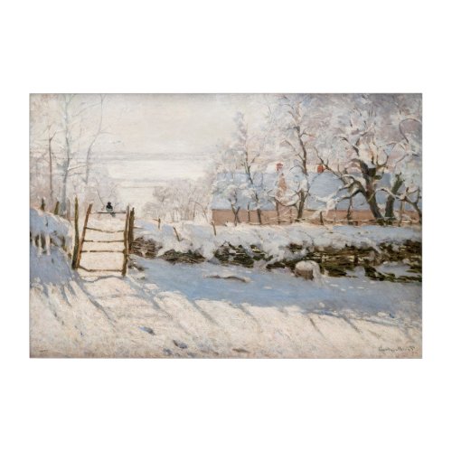 Claude Monet _ The Magpie Acrylic Print