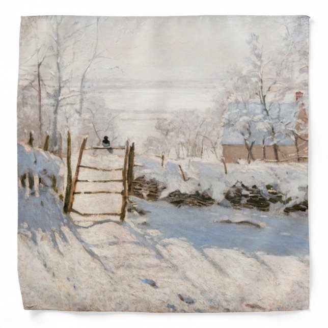 Claude Monet - The Magpie Bandana (Front)