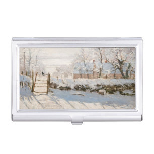 Claude Monet - The Magpie Business Card Case