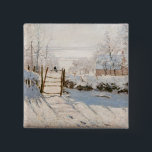 Claude Monet - The Magpie Button<br><div class="desc">The Magpie / La Pie - Claude Monet,  Oil on Canvas, 1868-1869</div>