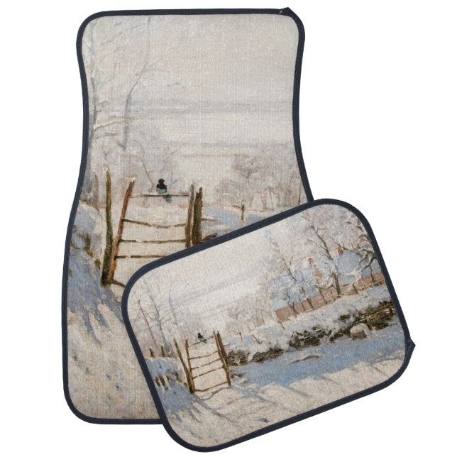 Claude Monet - The Magpie Car Floor Mat (Set)