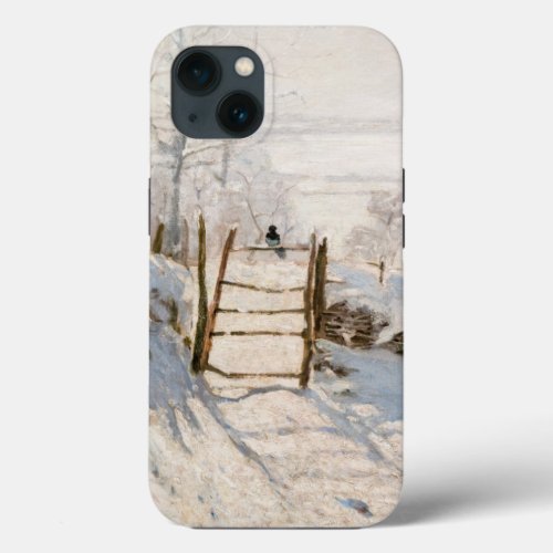 Claude Monet _ The Magpie iPhone 13 Case
