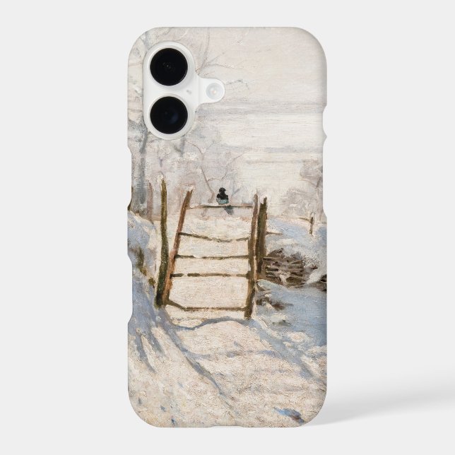 Claude Monet - The Magpie Case-Mate iPhone Case (Back)
